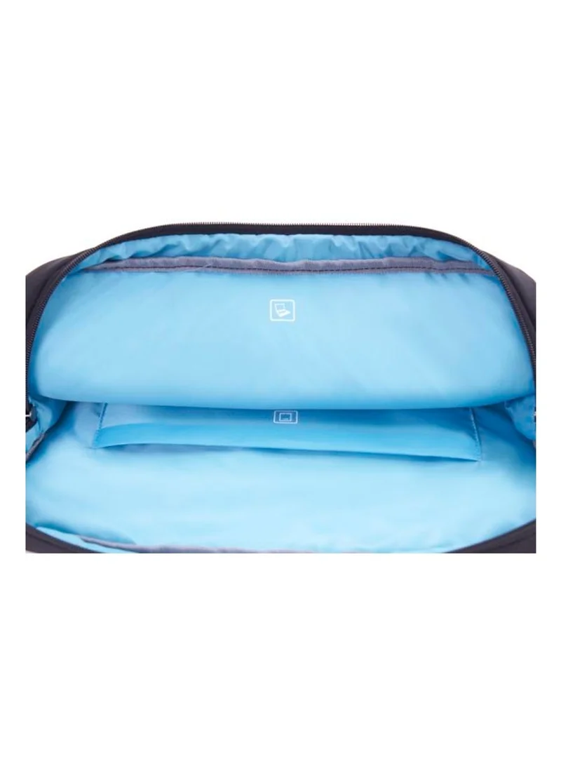 American Tourister  Amber 15.6" Laptop Briefcase Briefcase 100% Polyester, Blue|Quick Access Pocket|Adjustable Strap|Smart Sleeve - 1 Year International Warranty  | Best Price UAE